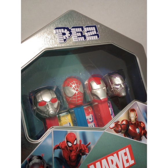 Disney 100 Marvel PEZ Dispenser and Refills Set of 4 New Sealed Tin (09/01/2027) - Picture 5 of 5